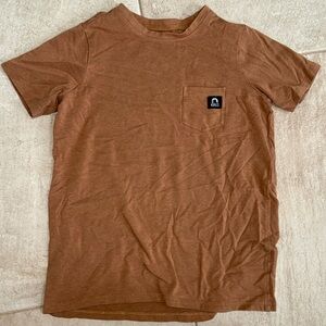 Rags to Raches Brown Short Sleeve Tee